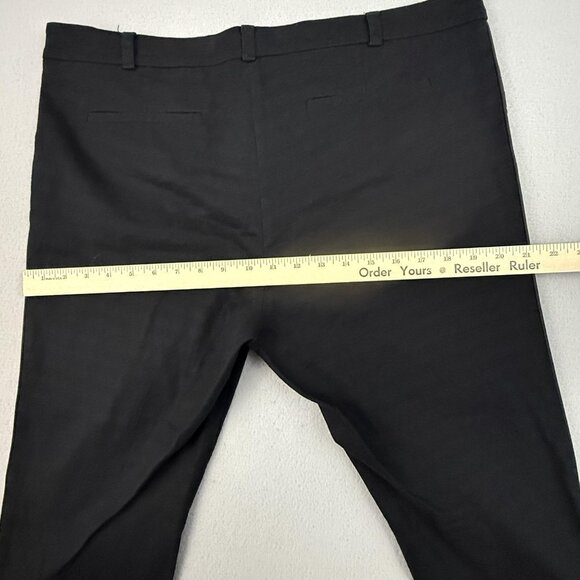 Anthropologie Cartonnier Pants Women's 14 Black Slim Ankle Cigarette Pockets - Picture 13 of 16